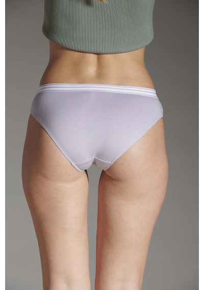 Newbra Kadın Penye Slip Külot - Lila
