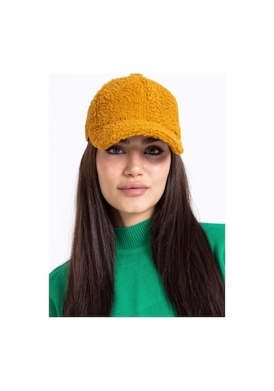Ladycolor Şapka Peluş Ponpon Kumaş Sarı