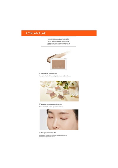 Missha Cotton Contour Yumuşak Dokulu Kolay Uygulanabilen Kontür Salted Hot Choco