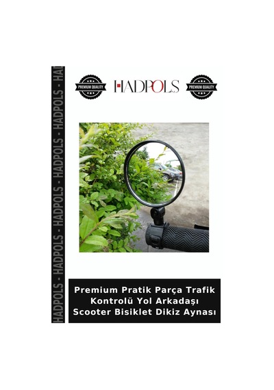 Premium Pratik Parça Trafik Kontrolü Yol Arkadaşı Scooter Bisiklet Dikiz Aynası