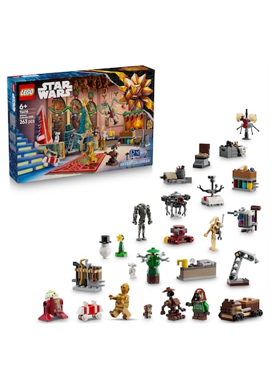 LEGO® Star Wars™ 2025 Yılbaşı Takvimi 75418 - 6 Yaş ve Üzeri Çocuklar için Yeni Yıla Geri Sayım için Yaratıcı Oyuncak Yapım Seti (263P)