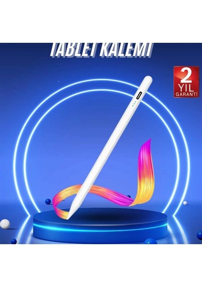 İos Android Windows Uyumlu Stylus Yazı Ve Çizim Kalemi 2.0 Mm İnce Uçlu Type-c Şarjlı