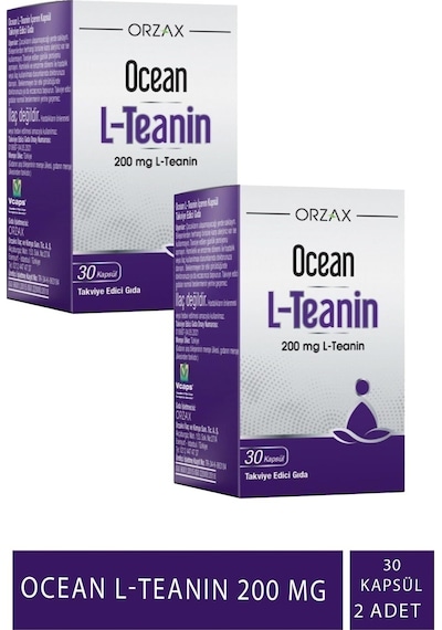 Ocean L-teanin 200 Mg 30 Kapsül 2 Adet