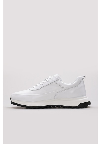 Fast Step Hakiki Deri Erkek Casual Ayakkabı 943ma171-1 Beyaz
