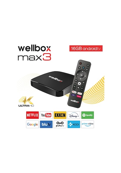 Max3 Android Tv Box Android 12 Sesli Komut 2gb Ram 16gb Hafıza