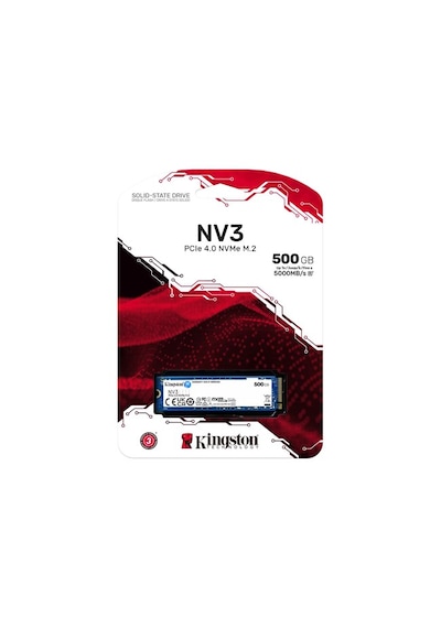 Kıngston SNV3S/500G 500 GB NV3 M.2 2280 PCIe 4.0 NVMe SSD