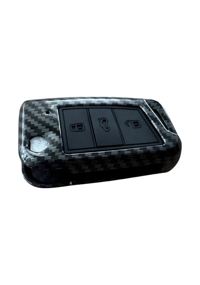 Autohan Keys Lüks Karbon Anahtar Koruma Kılıfı Volkswagen Golf 7,