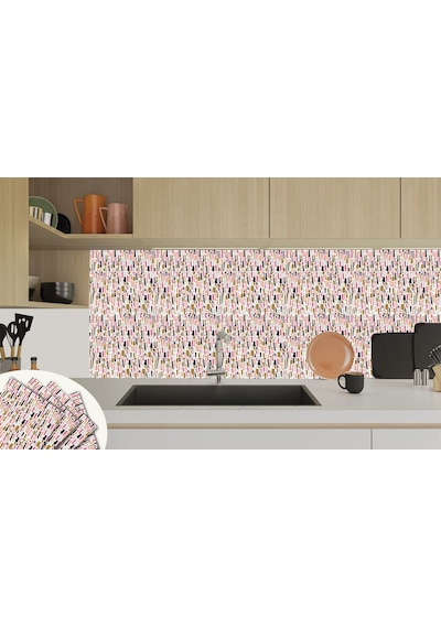 Tink KENDİNDEN YAPIŞKANLI POP MOZAİK DESENLİ PVC KARO 30X30 CM