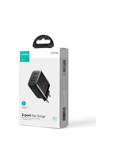 Joyroom TCF10 32 W 1 USB + 2 Type-C Hızlı Şarj Adaptörü