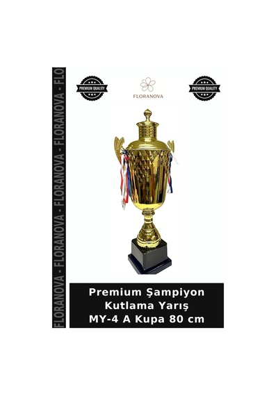 Floranova Premium Şampiyon Kutlama Yarış My-4 A Kupa 80 Cm