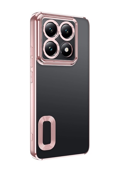 Xiaomi 14t Pro Kılıf Kamera Korumalı Logo Gösteren Zore Omega Kapak