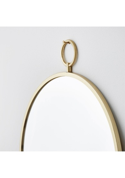 Grytas Çelik Pirinç-gold Altın Rengi Masa-makyaj Aynası, 25 Cm Altın