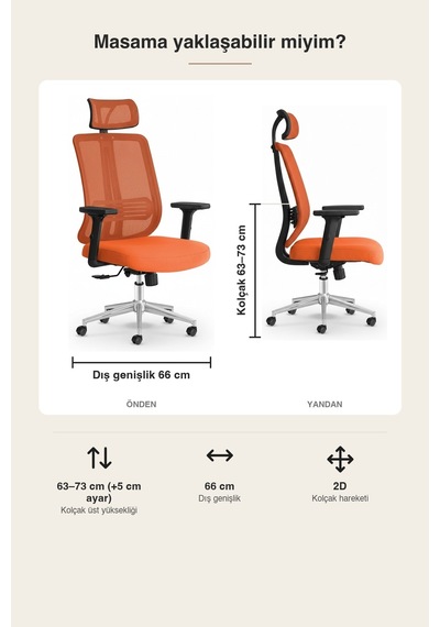 Upstyle Poyraz Başlıklı Fileli Ergonomik Çalışma Koltuğu Turuncu Krom Koltuk 66 125 65 Cm Upstyle Poyraz Başlıklı Fileli Ergonomik Çalışma Koltuğu Turuncu Krom Koltuk 66 125 65 Cm