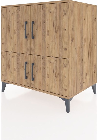 Kronos Şifonyer 3 Raflı 4 Kapaklı 88x59x96 Çam-çam Çam