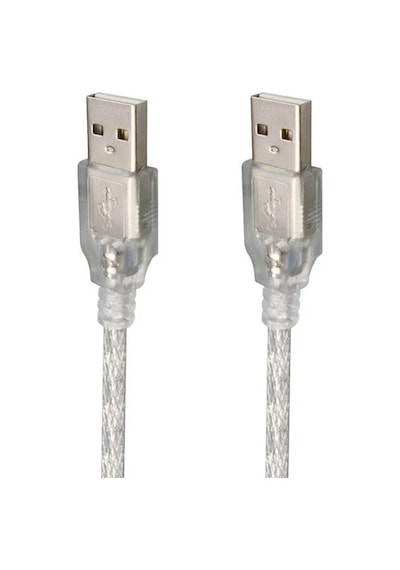 Powermaster Pm-19803 Şeffaf 3 Metre Usb Erkek-erkek Kablo