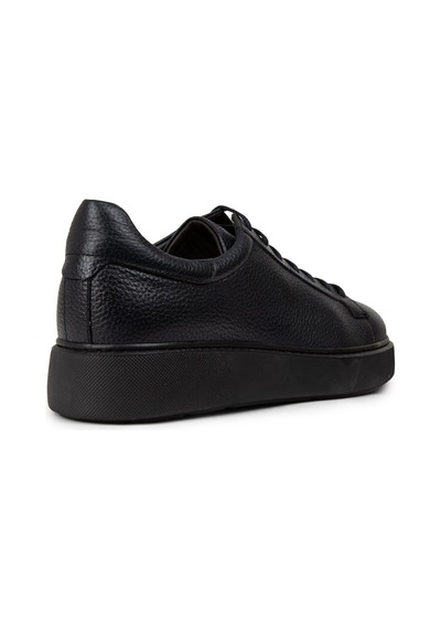 Deery Hakiki Deri Lacivert Erkek Sneaker Ayakkabı - 01954Mlcve03 Lacivert