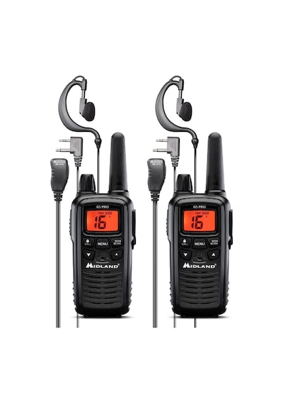 Midland G5 Pro Pmr446 El Telsizi 2&amp Amp 39 Li Set 16 Kanal Vox Kulaklık