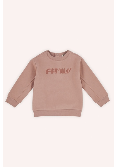 Erkek Bebek Nakışlı Gül Rengi Sweatshirt 14702460 2421BB08030