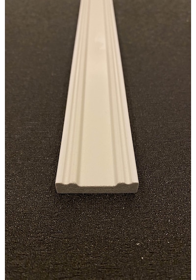 Boyanabilir Duvar Çıtası 4 Cm Poliüretan Düz Çıta Boyanabilir Çıta 10 Boy 24 Metre