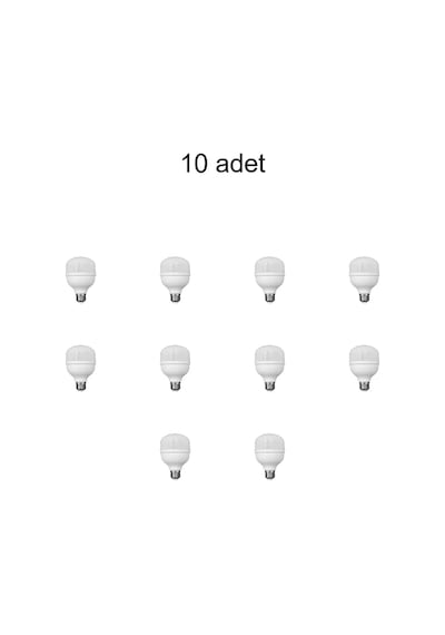 Ct-4329 15w Torch Led Ampül Günışığı 10 Adet