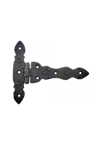 Antika Tarz Dekoratif Pirinç Kuyruklu Düğmeli Menteşe No2 - 138x167 Mm, Oksit Standart