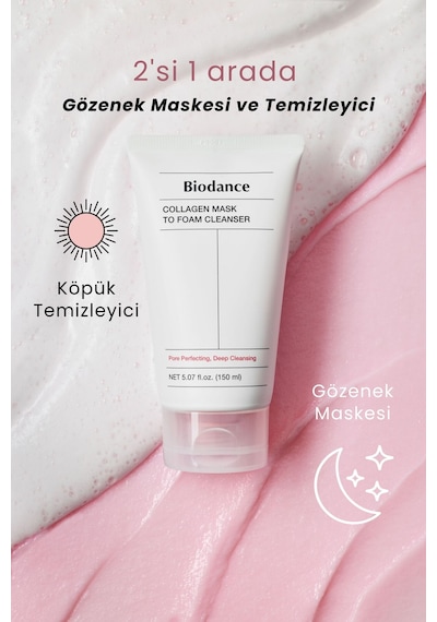 Defacto Biodance Collagen Mask to Foam Yüz Temizleme Köpüğü 150 ml H3440AXNS
