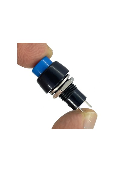 Ic-190 Mavi Buton Yuvarlak Plastik Kalıcılı 10mm