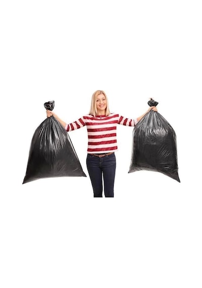 Jumbo Boy Rulo Çöp Poşeti 80x110 Cm Çöp Torbası 10lu 5 Paket 50 Adet