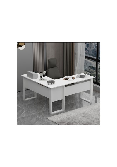 Temur Ofis Masası Beyaz