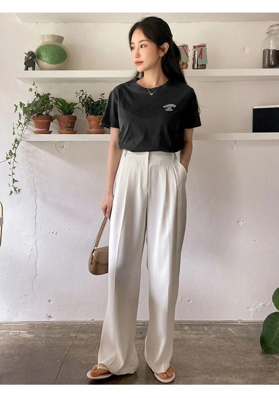 Startmore Kadın Beyaz Sunshine Baskılı Oversize Tişört Siyah