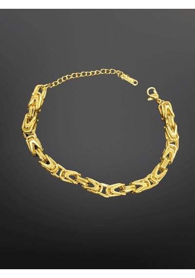 Zincir Model 316l Çelik Gold Renk Bileklik Modern Bileklik Ayarlanabilir Tasarım Altın