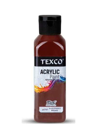 Texco Akrilik Boya - Kahverengi 130 Ml