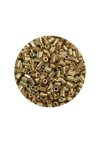 Kesme Cam Boncuk 2mm - 20 Gram - Gold -bnc308 Diğer