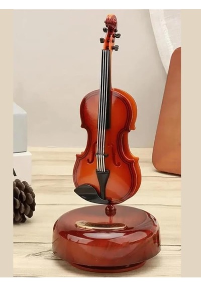 Hareketli Keman Müzik Kutusu - Nostaljik Keman Müzikli Dönence