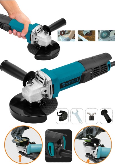 Assur ASR305 125 MM 550W Avuç Taşlama Mavi