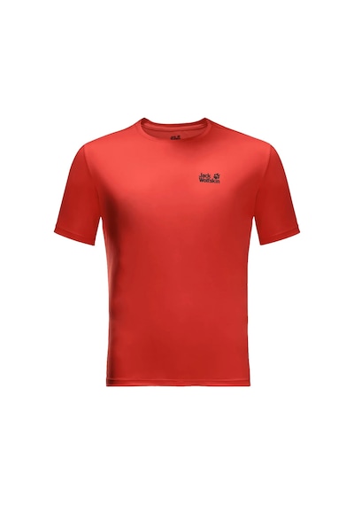 Jack Wolfskin Tech Erkek T-shirt Kırmızı KIrmızı