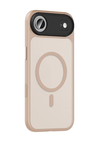 Apple Uyumlu iPhone 17 Air Magsafe Özellikli Sert Fall Telefon Kılıfı Gold
