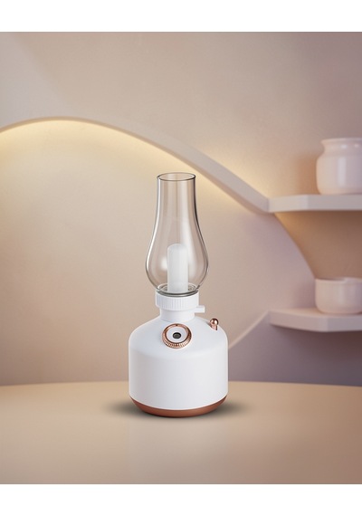 Ledli Retro Gaz Lambası Görünümlü Buhar Püskürtücü Uczzz0621lambanemlendirici