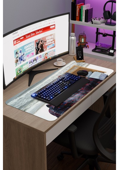 Sil Baştan V2 90x40 Xxl Gaming Kauçuk Kaymaz Taban Mouse Pad Fare Altlığı