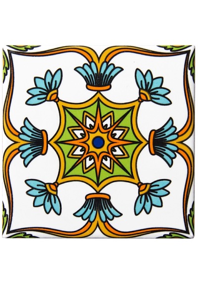 Can Seramik – 10x10 Cm. Cç-94 Kütahya Çini Karo 5'li 1 Paket