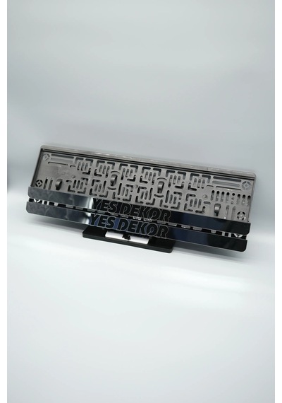 Yes Dekor Gümüş Pleksi Araba Plakalığı - 848647946