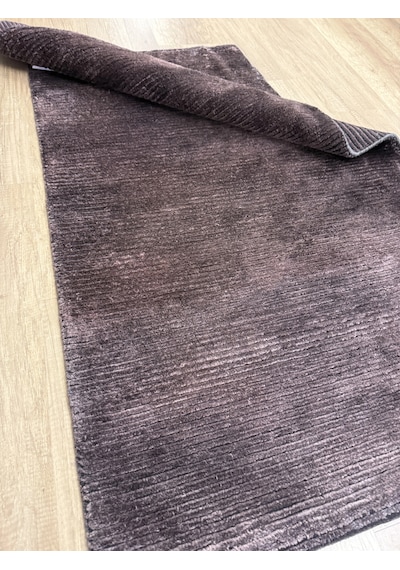 Eko Halı Siena Dye Dark Brown El Dokuma Yolluk Kahverengi