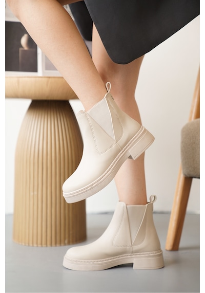 Daxtors D0646 Soğuk Geçirmez Kışlık Kadın Bot & Bootie Nut