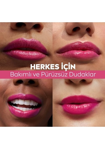 Tr Spf30 Pembe Renkli Dudak Bakım Kremi,4,8gr,24 Saat Nemlendirme,e Vitamini,organik Badem Yağı,shea Yağı,dudak Ve