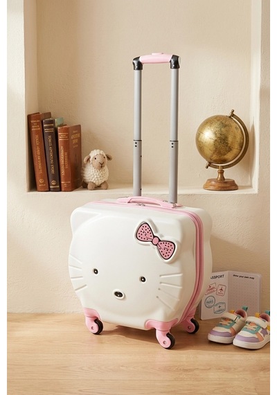 Protocol London Hello Kitty Pembe Lüks Çocuk Valizi Abs Dayanıklı Şıklık Çok Renkli