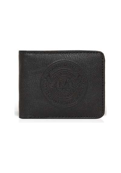 Mavi - Mühür Logo Baskılı Cüzdan 092244-900 Siyah