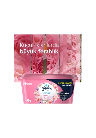 Mini Jel Oda Kokusu Floral Buket 3 'lü Set