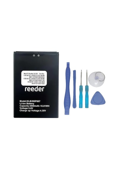 Reeder P13 Blue Batarya Pil  Batarya + Tamir Seti