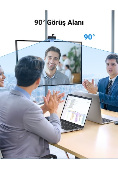 Ugreen Full Hd 1080p Webcam Çift Mikrofonlu, Net Görüntü, Otomatik Işık Ayarı, Gizlilik Kapaklı, 15728