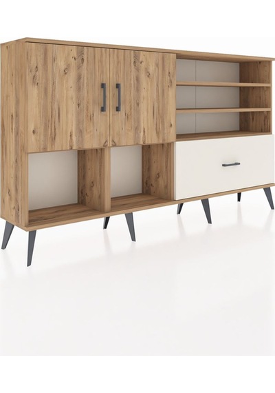 Arges Konsol 7 Raflı Tek Çekmeceli 2 Kapaklı 176x30x99 Çam-çam/aytaşı Atlas Çam/aytası - Atlas Çam Arges Konsol 7 Raflı Tek Çekmeceli 2 Kapaklı 176x30x99 Çam-çam/aytaşı Atlas Çam/aytası - Atlas Çam
